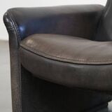 Vintage Leather Design Armchair by De Sede, Model DS50