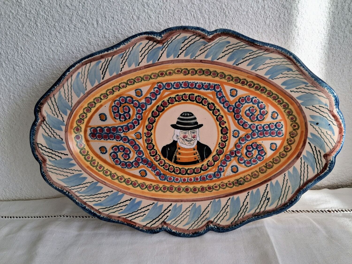 Henriot Quimper decorative plate