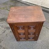 Vintage solid wood commode in Breton style