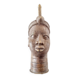 head of Ife, cradle of the Yorubas, from the Kingdom of Benin (Nigeria) in Bronze 1950s-60s Col