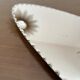 Beveled oval mirror to pose art deco 40s 50s 15x55cm