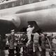 Air France cargo photograph at Orly, vintage 1970s, framed 53 x 43 cm.
