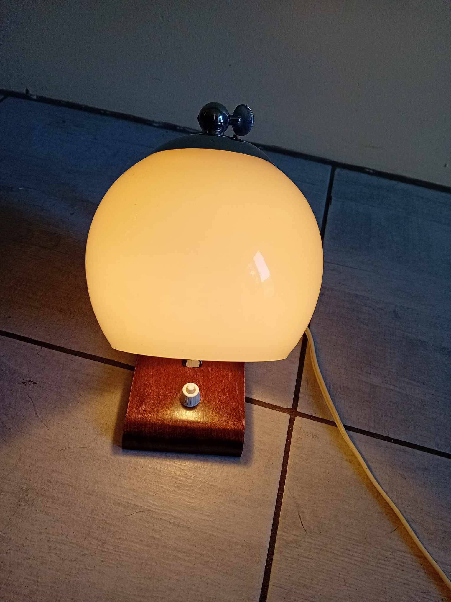 Art deco bedside lamp.