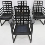 Set of Four Josef Hoffmann Armloffel Chairs Made By Wittmann,Austria