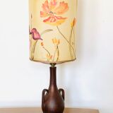 Vintage stoneware table lamp
