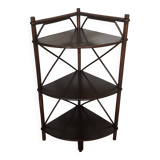 Rattan corner shelf