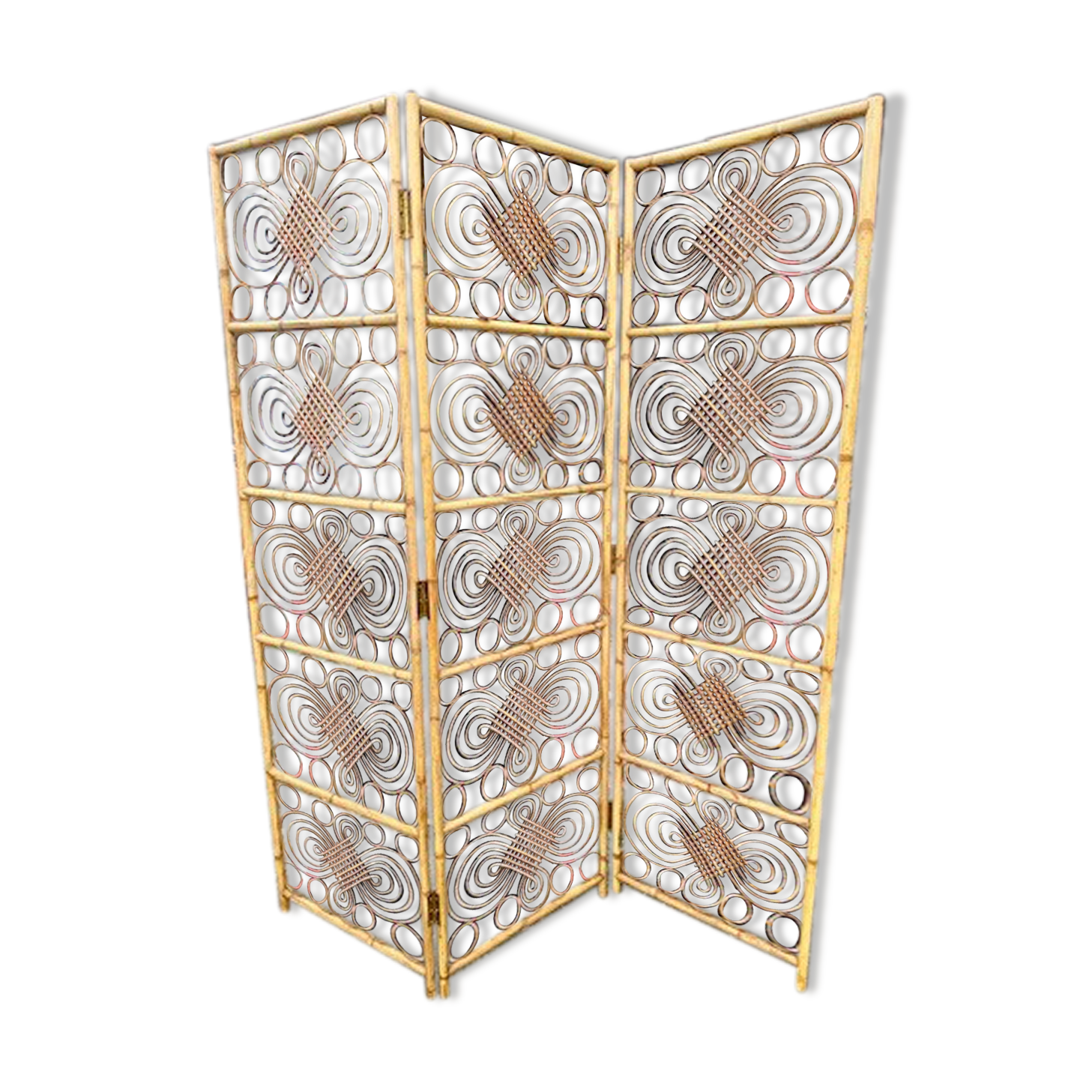 Rattan screen circa 1960