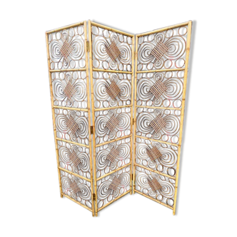 Rattan screen circa 1960