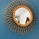 Sun wicker mirror
