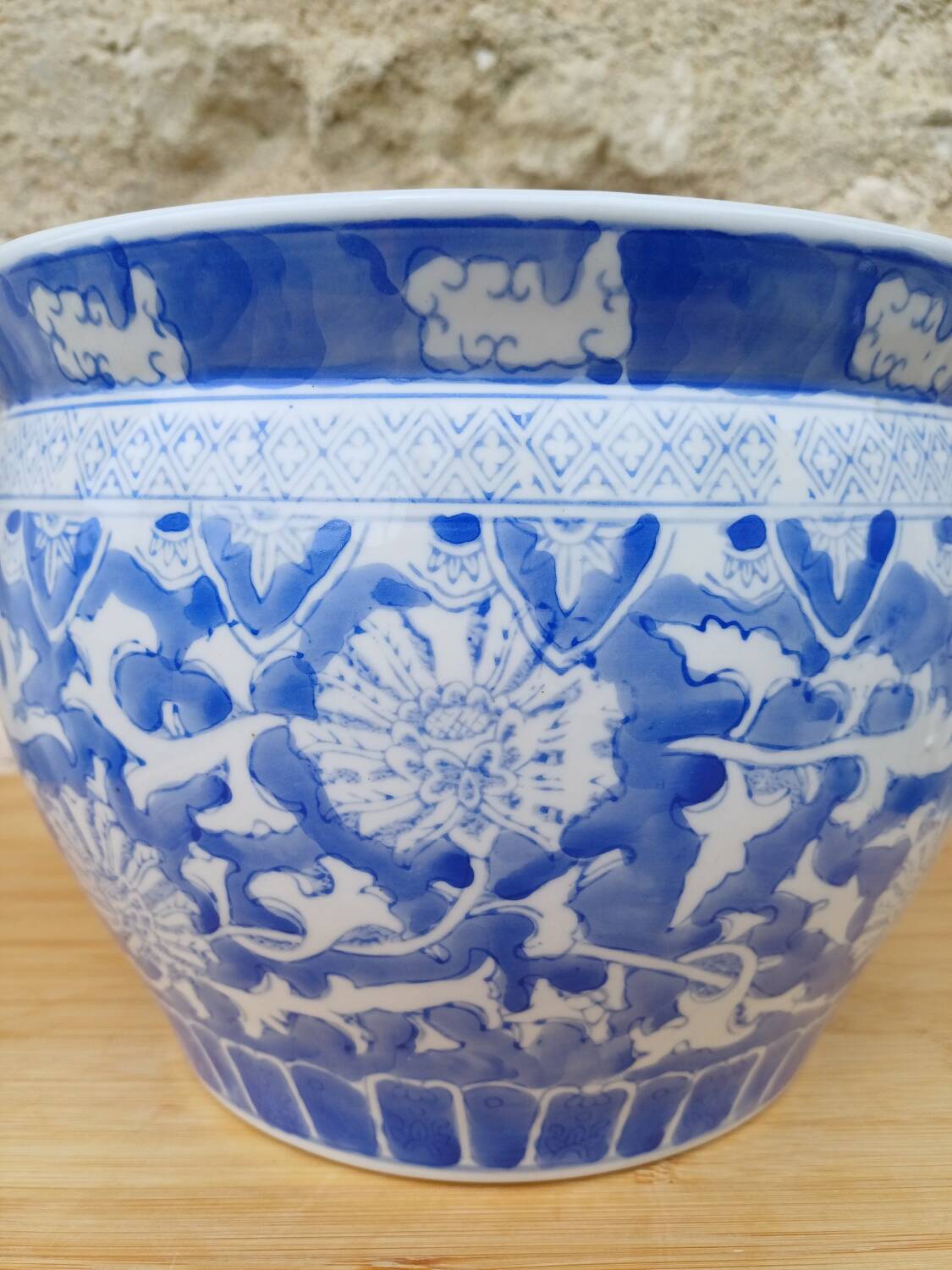 Large Chinese planter