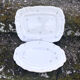 French Sanguimines Porcelain Serving Platters (Set of 2)