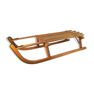 Traditional vintage wooden sled