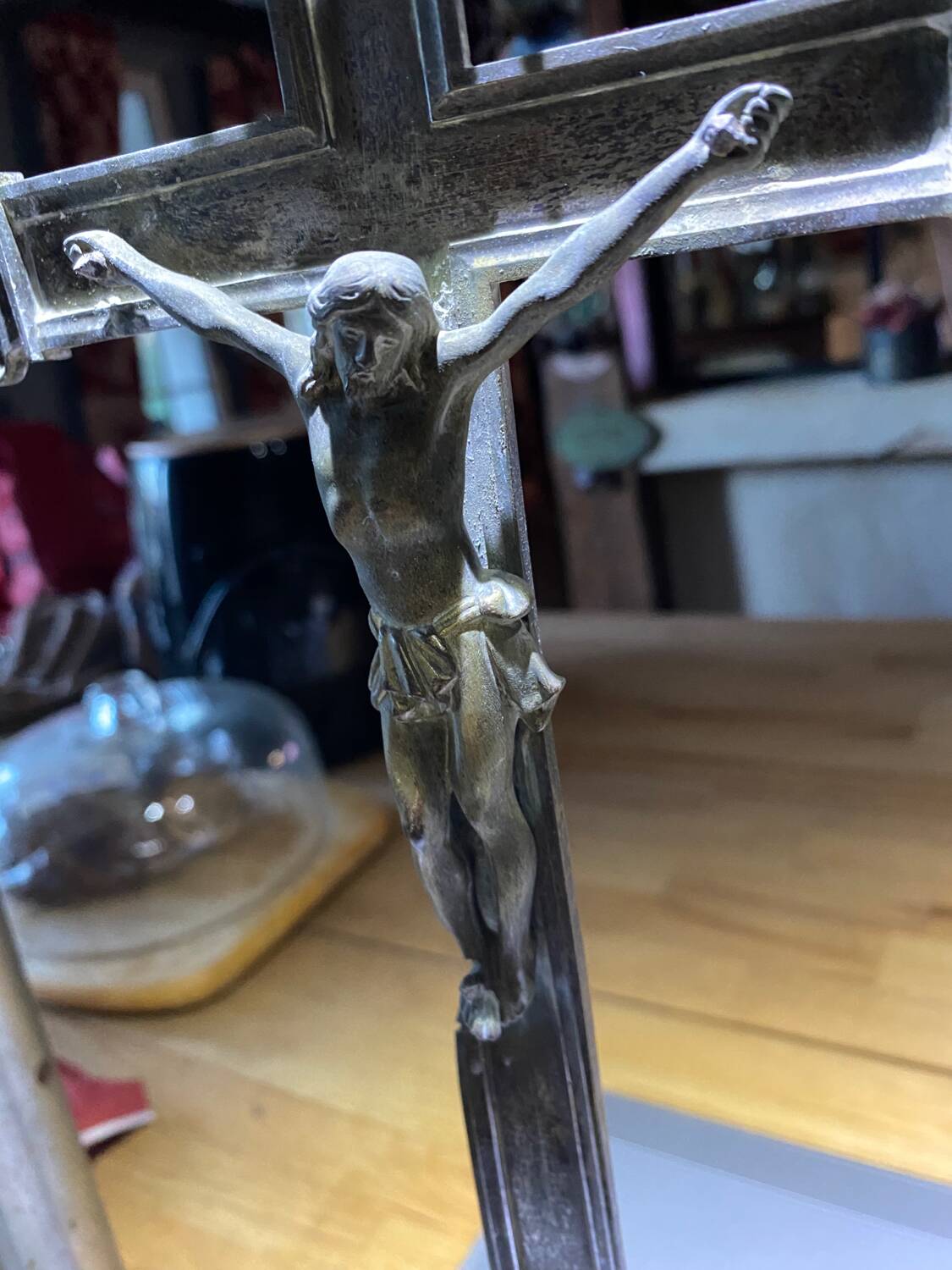 19th century altar crucifix