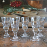 5 verres à absinthe