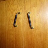 Library showcase in oak from the 1950s