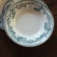 A set of 4 flat plates Terre de fer mismatched blue