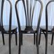 Chaises de salle à manger STOL Kamnik vintage : ensemble de 4 des années 1970, style moderne du milieu du siècle.