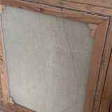 Original mid-century Swedish oil on canvas – “Family” by Eric With – vintage & framed – 75 × 91 cm (29.5" × 35.8")