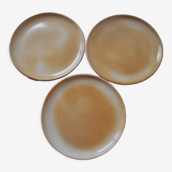 Stoneware dessert plates