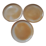 Assiettes à dessert grès