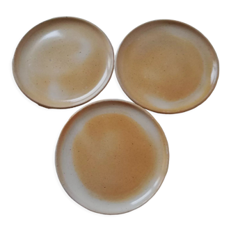Stoneware dessert plates