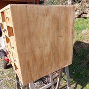 meuble de métier en bois, meuble à tiroirs