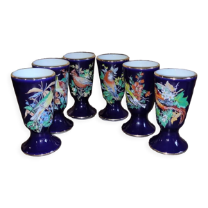 6 mazagrans en porcelaine de limoges