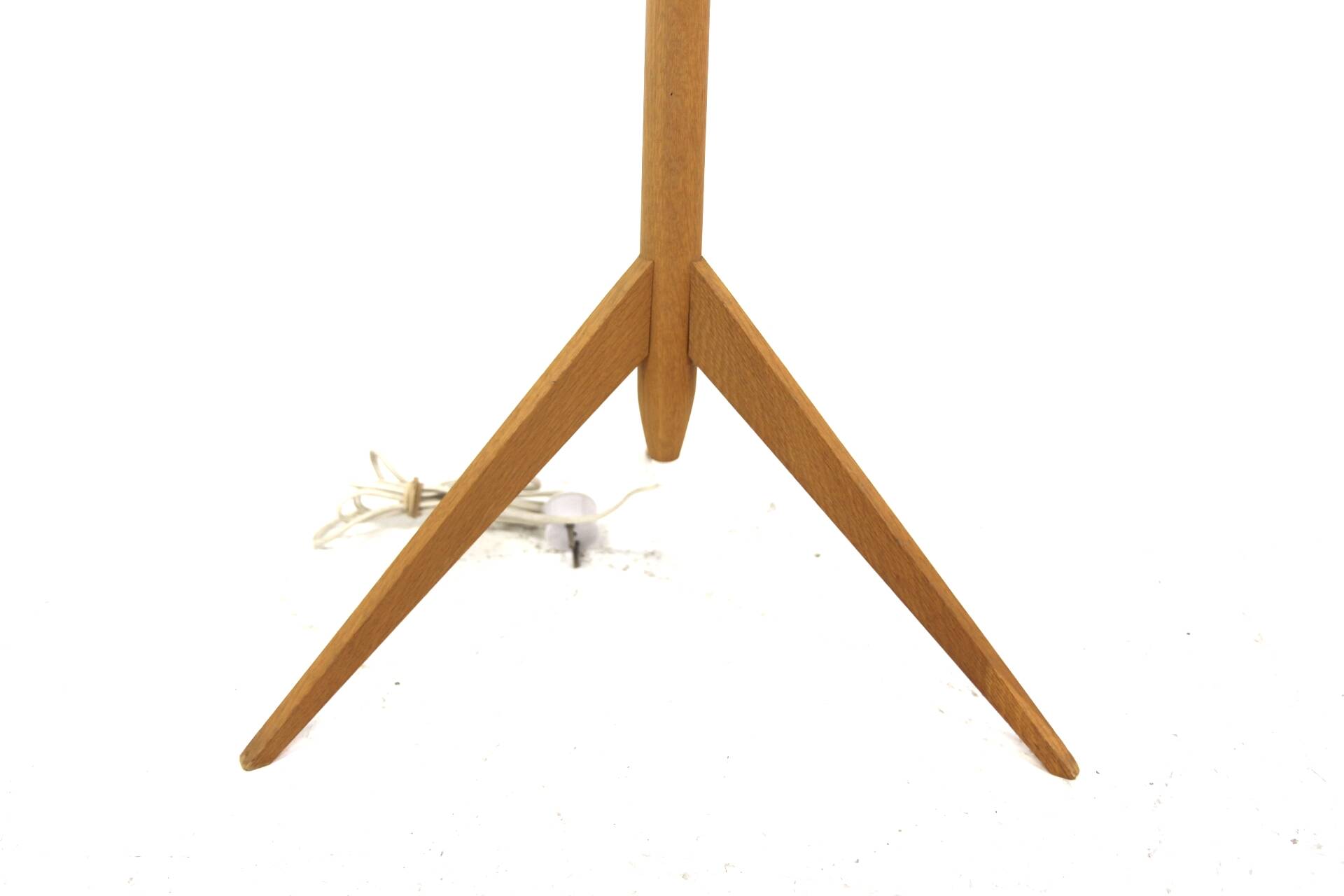 Scandinavian oak floor lamp, Sweden, 1960