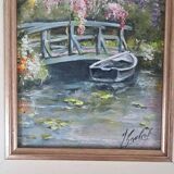 "Monet's Garden" painting by James Gaubert