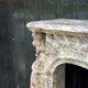 Louis XV style fireplace in Brocatelle marble, circa 1880.