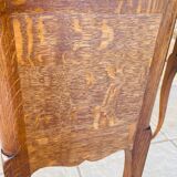 Pair of Louis XV style bedside tables in oak