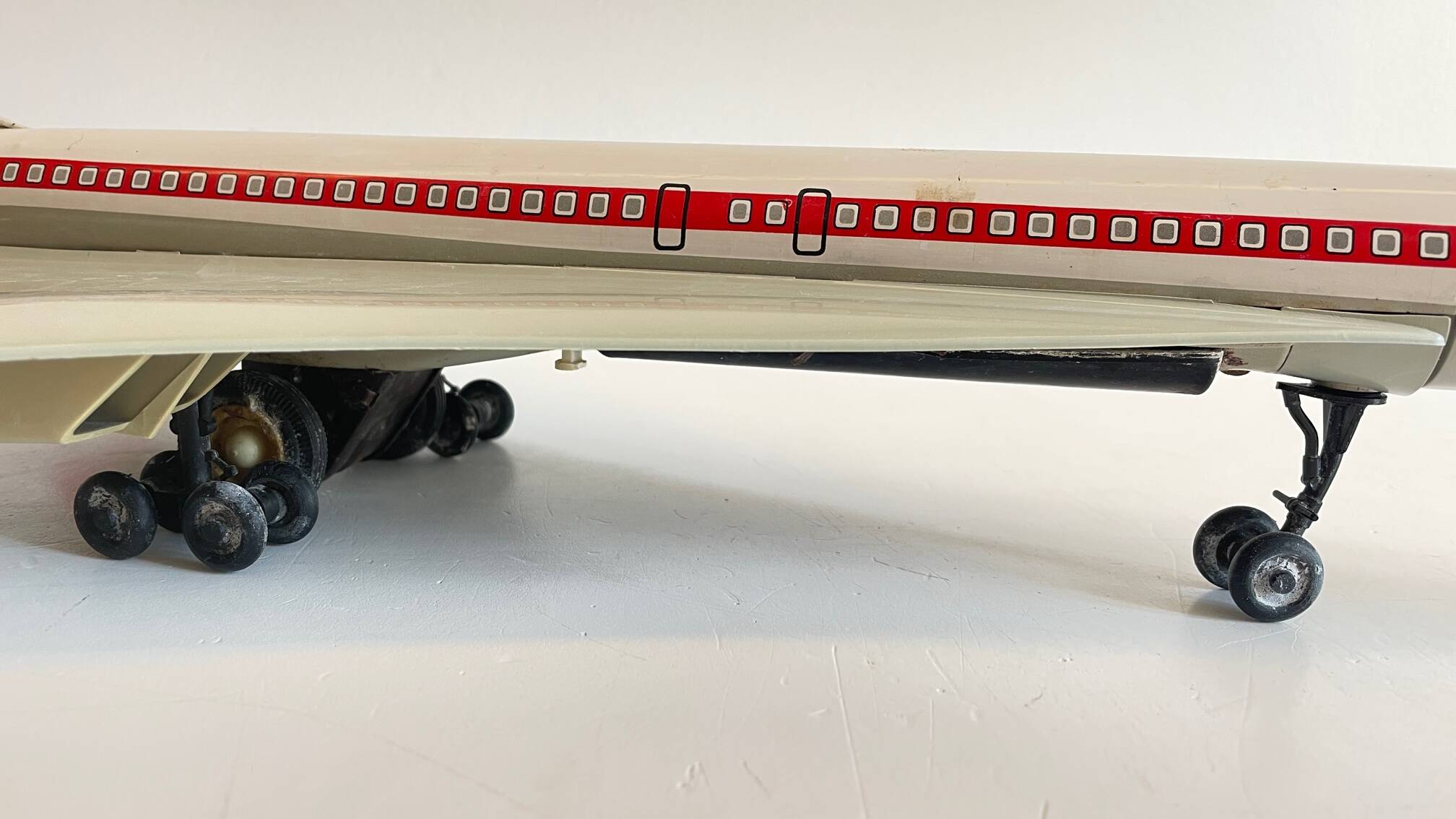 CONCORDE Plane Metal Toy JOUSTRA Vintage