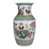 Ancient Chinese vase Rose family early 20th century