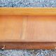 Vintage chest of drawers in golden oak from the 50s with 3 drawers and spindle-legged shelf