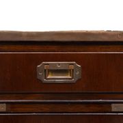 Bureau de campagne en acajou par N. Norton LTD Angleterre