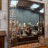 Large antique engraved and gilded wall mirror – Venetian style