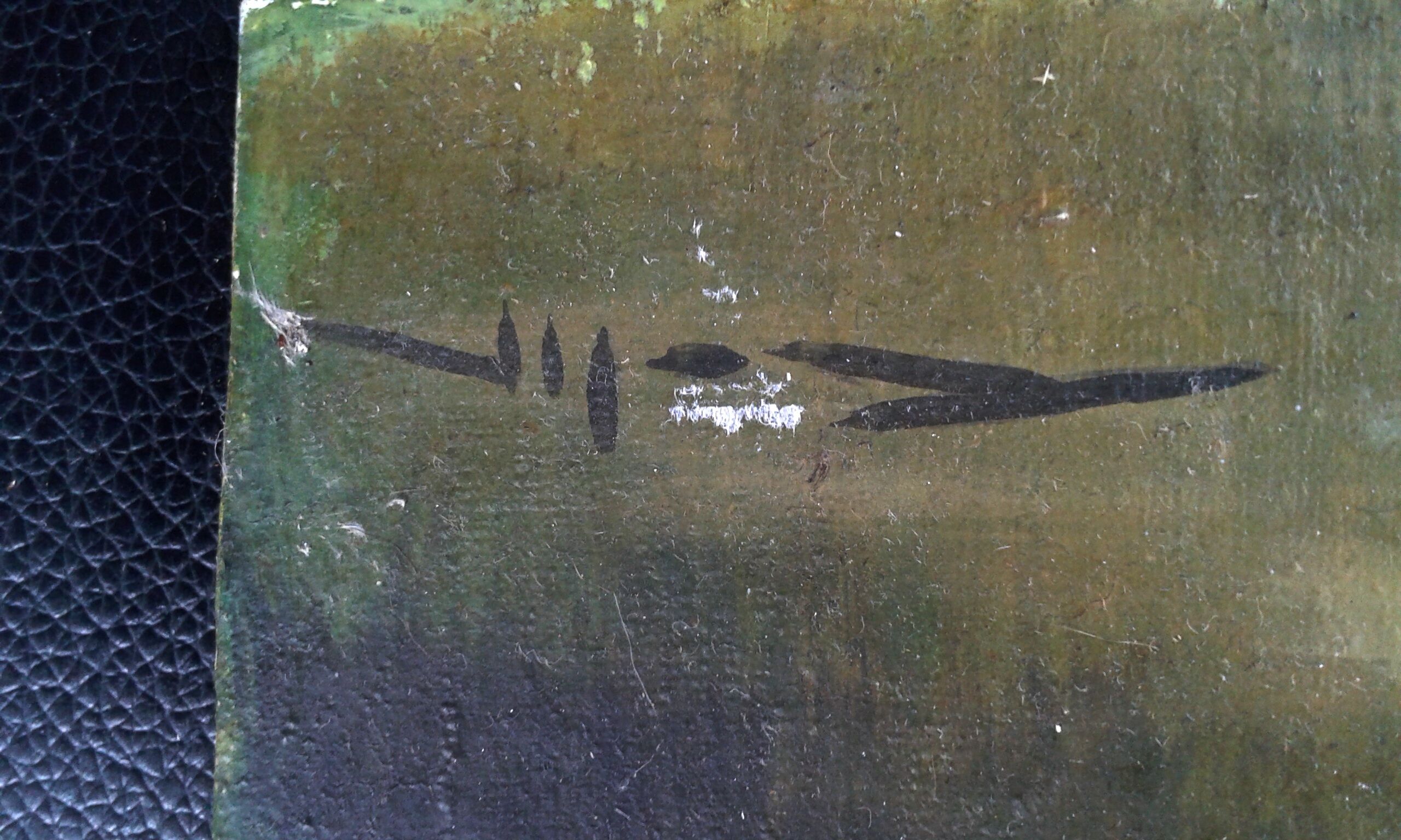 Tableau ancien Lavoir de Clénay 1974