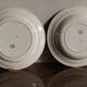 Lot de 5 plats en terre de fer