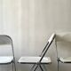 4 folding chairs Plia by Giancarlo Piretti, Castelli edition, design 1970