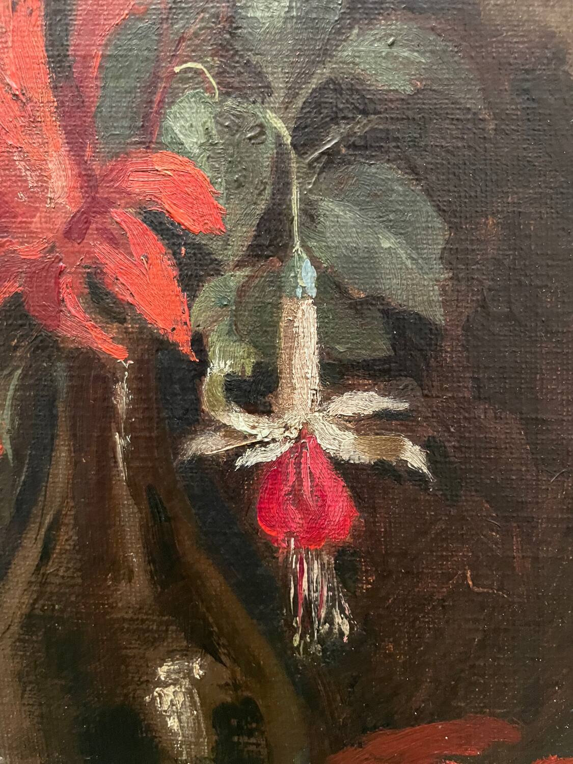 Still life with red flowers 20th century