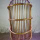 Fauteuil suspendu en rotin vintage