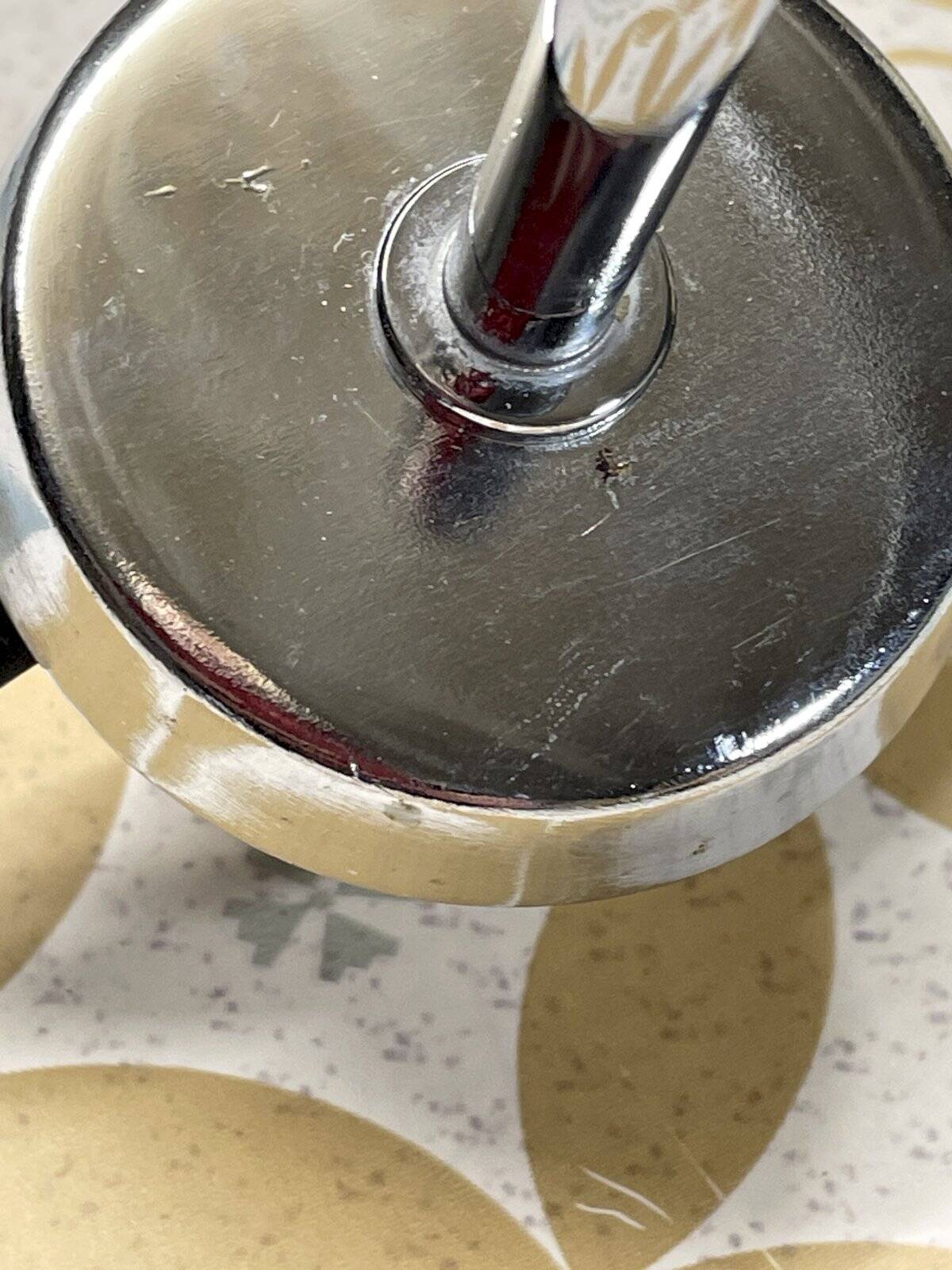 Wall light with 2 chrome-plated metal and glass globes