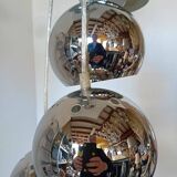 Large space art waterfall chandelier from the 70s by “present time”
