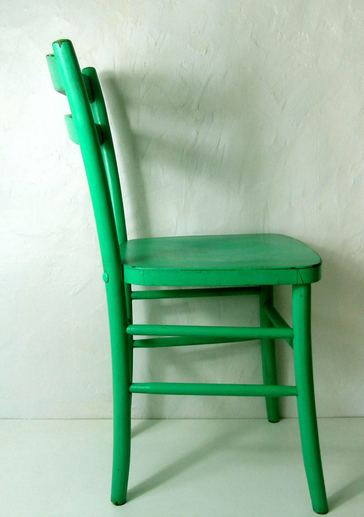Vintage green chair