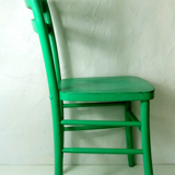 Vintage green chair