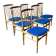 Set of 6 Scandinavian dining chairs, 1960s