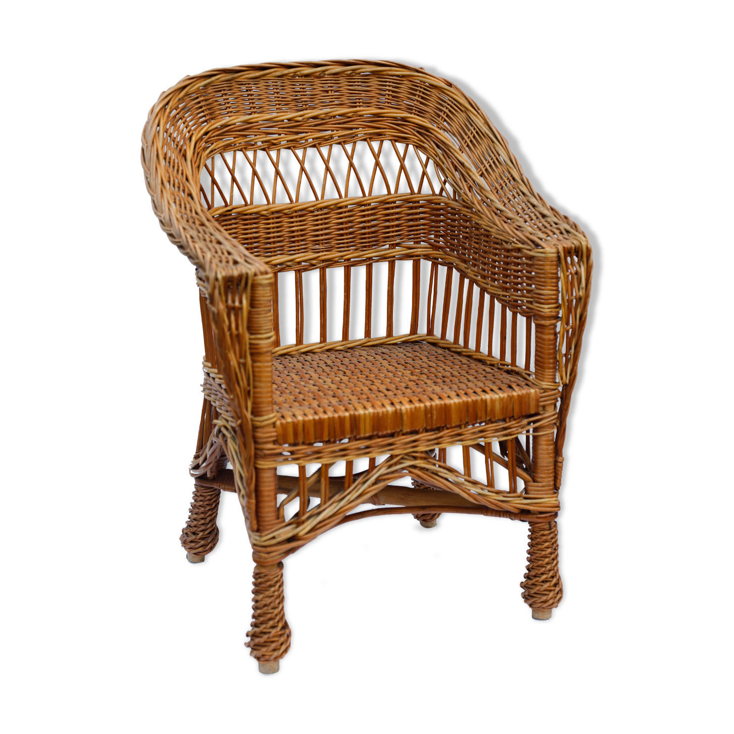 Children's chair in rattan