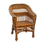 Children's chair in rattan