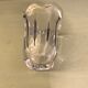 Crystal vase signed daum france