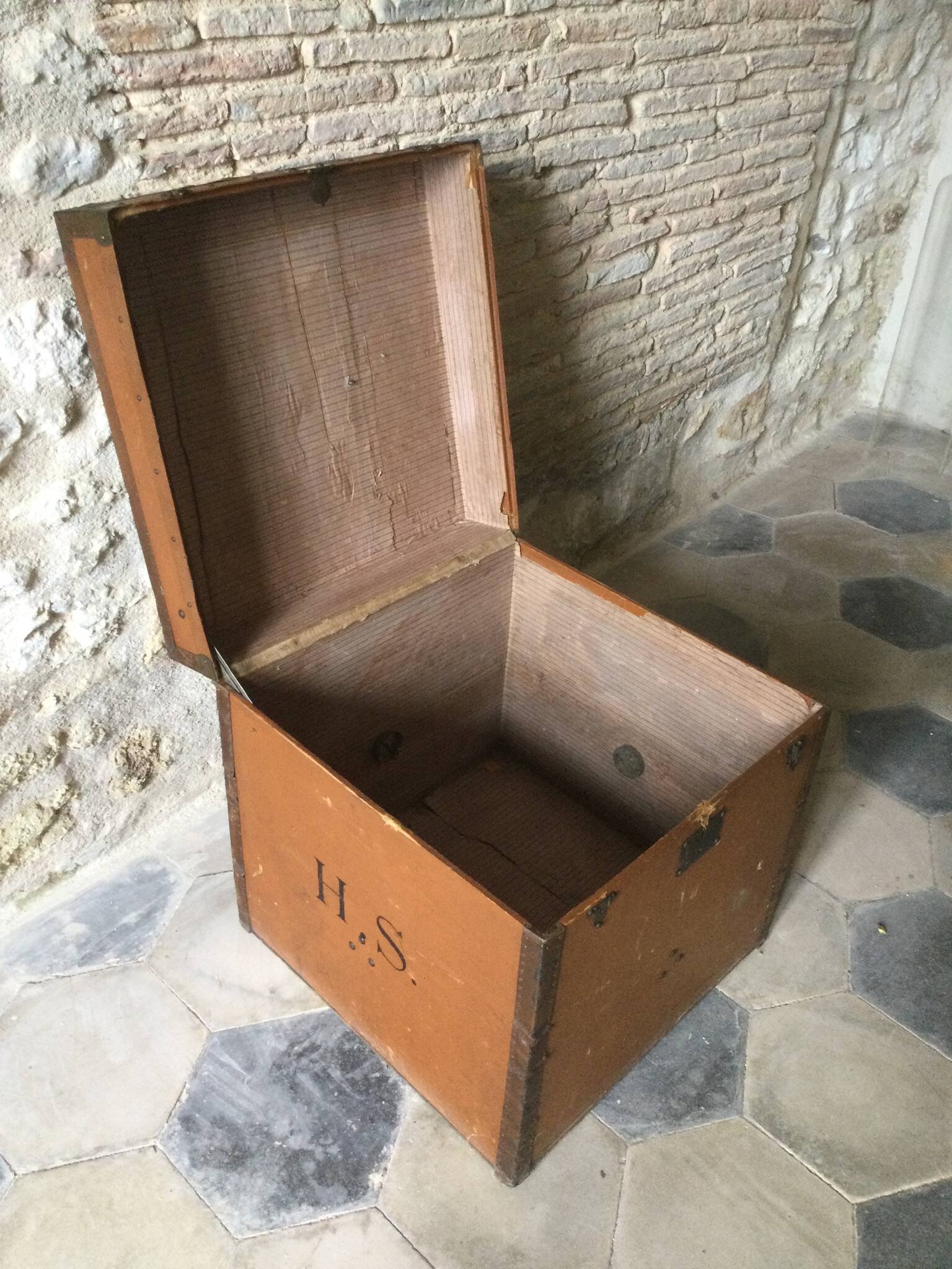 Old wooden mallet